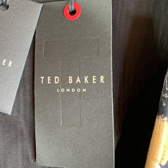 Ted Baker Cotton Jersey Floral Slim Fit Suit Jacket Men’s Size 5 (XL US) NWT - Picture 14 of 15